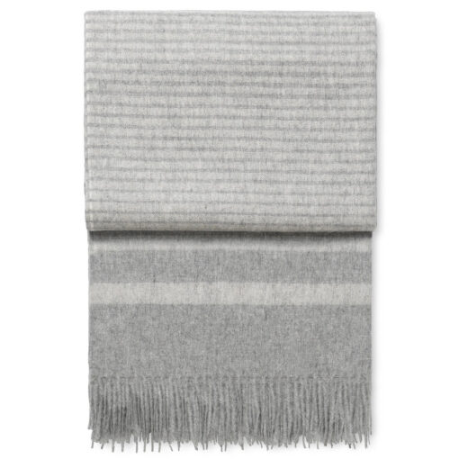 plaid lichtgrijs ivoor alpacawol elvang river light grey ivory