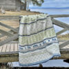 plaid blauw groen grijs lamswol klippan bohus summer