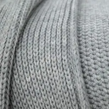 gebreide sprei grijs moyha woolly grey