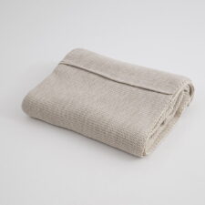 gebreide sprei voor bed beige moyha woolly beige