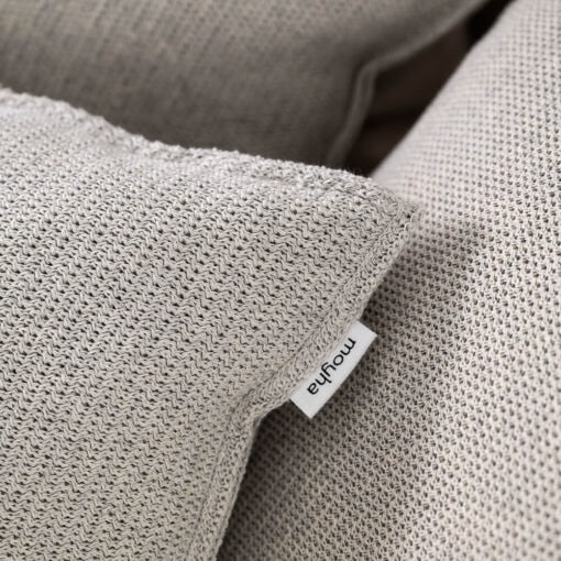 katoenen kussen zand gebreid groot moyha close to nature sand