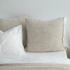 kussen beige gebreid wolmix groot moyha slowly beige