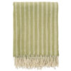 plaid groen strepen merinowol klippan irregular stripes olive