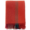 plaid rood oranje multicolour lamswol klippan birka autumn leaf