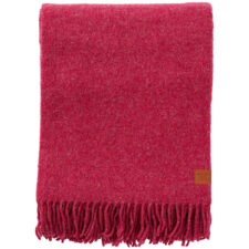plaid rozerood recycled wol klippan true cerise