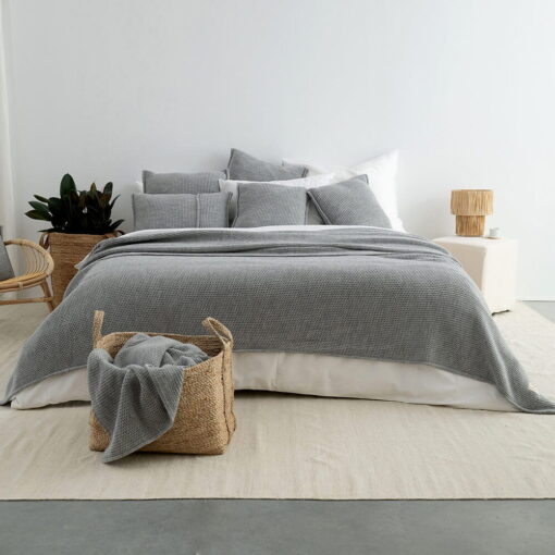 sierkussen grijs gebreid wolmix groot moyha slowly grey