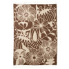 Plaid bruin beige lamswol klippan blomranka brown beige