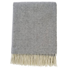 plaid grijs cashmere merino klippan lucas granite
