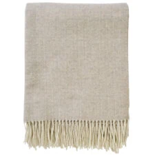 plaid taupe cashmere merino klippan lucas taupe