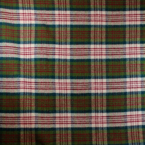 picknickkleed bordeaux groen beige schotse ruit wol tweedmill textiles tartan thistleberry