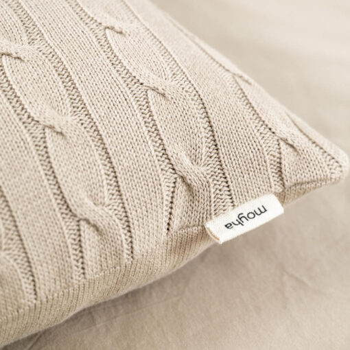greige kussen grijs beige katoen langwerpig moyha classic braid grey beige