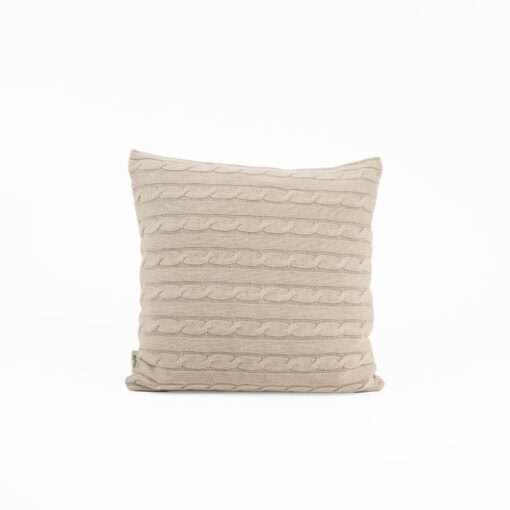 grijs beige greige kussen katoen vierkant moyha classic braid grey beige