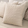 kussen grijs beige greige katoen vierkant moyha classic braid grey beige