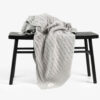 plaid grijs katoen gebreid moyha classic braid grey