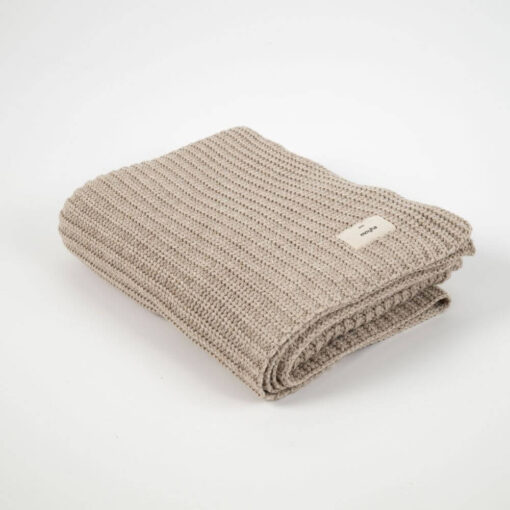 beige plaid katoen grofgebreid moyha two weaves weave beige