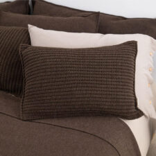 kussen bruin grofgebreid langwerpig moyha two weaves weave brown