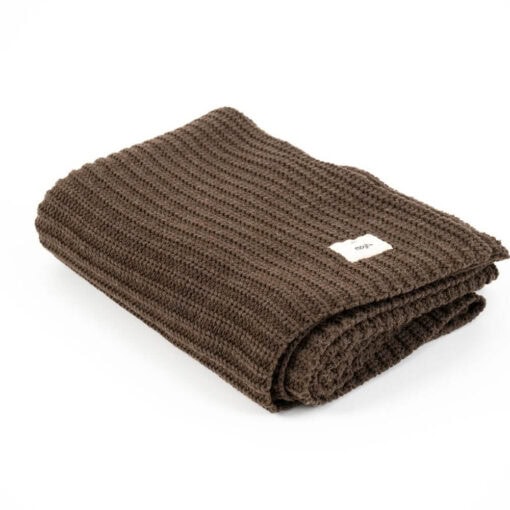 plaid bruin grofgebreid moyha two weaves weave brown
