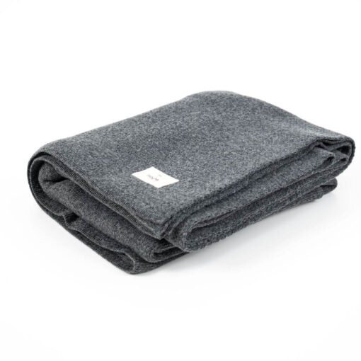 woondeken grafiet katoen fijngebreid moyha two weaves smooth graphite