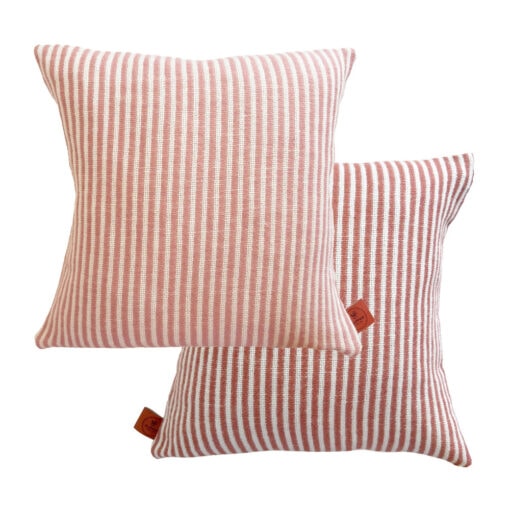 kussen roze lamswol geribd tweezijdig klippan rib pink