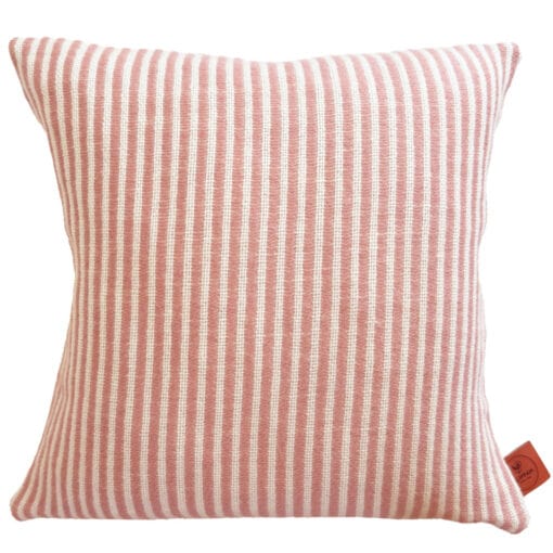 kussen roze lamswol geribd tweezijdig lichtroze kant klippan rib pink