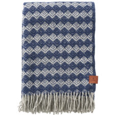 plaid blauw grijs wol klippan tuva indigo natural grey