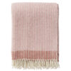 plaid roze lamswol geribd klippan rib pink dusty rose