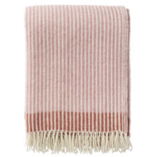 plaid roze lamswol geribd klippan rib pink dusty rose