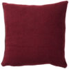 kussen bordeauxrood effen lamswol klippan gotland burgundy