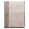 plaid beige merinowol lamswol klippan field beige