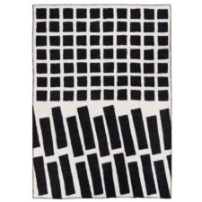 plaid grijs grafisch wol klippan floor black