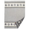 plaid grijs lamswol klippan gute grey